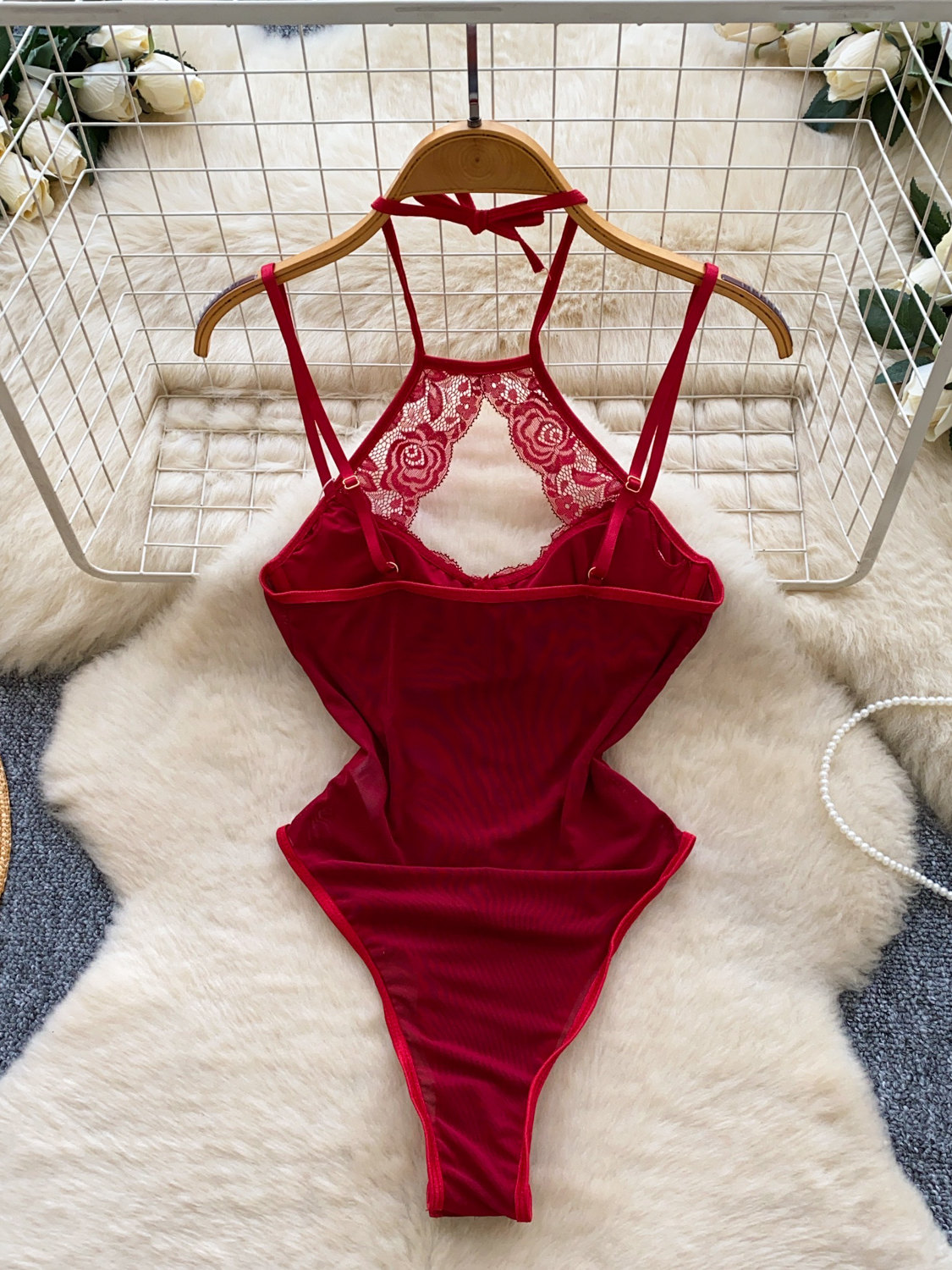 فوملينا ملابس نوم نسائية مثيرة - مراجعة Lace Teddy Lingerie وسعره